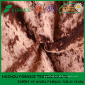China manufacture polyester spandex burnout silk velvet fabric price